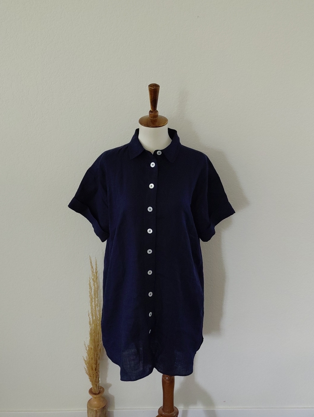 J. Crew Linen Shirt Dress